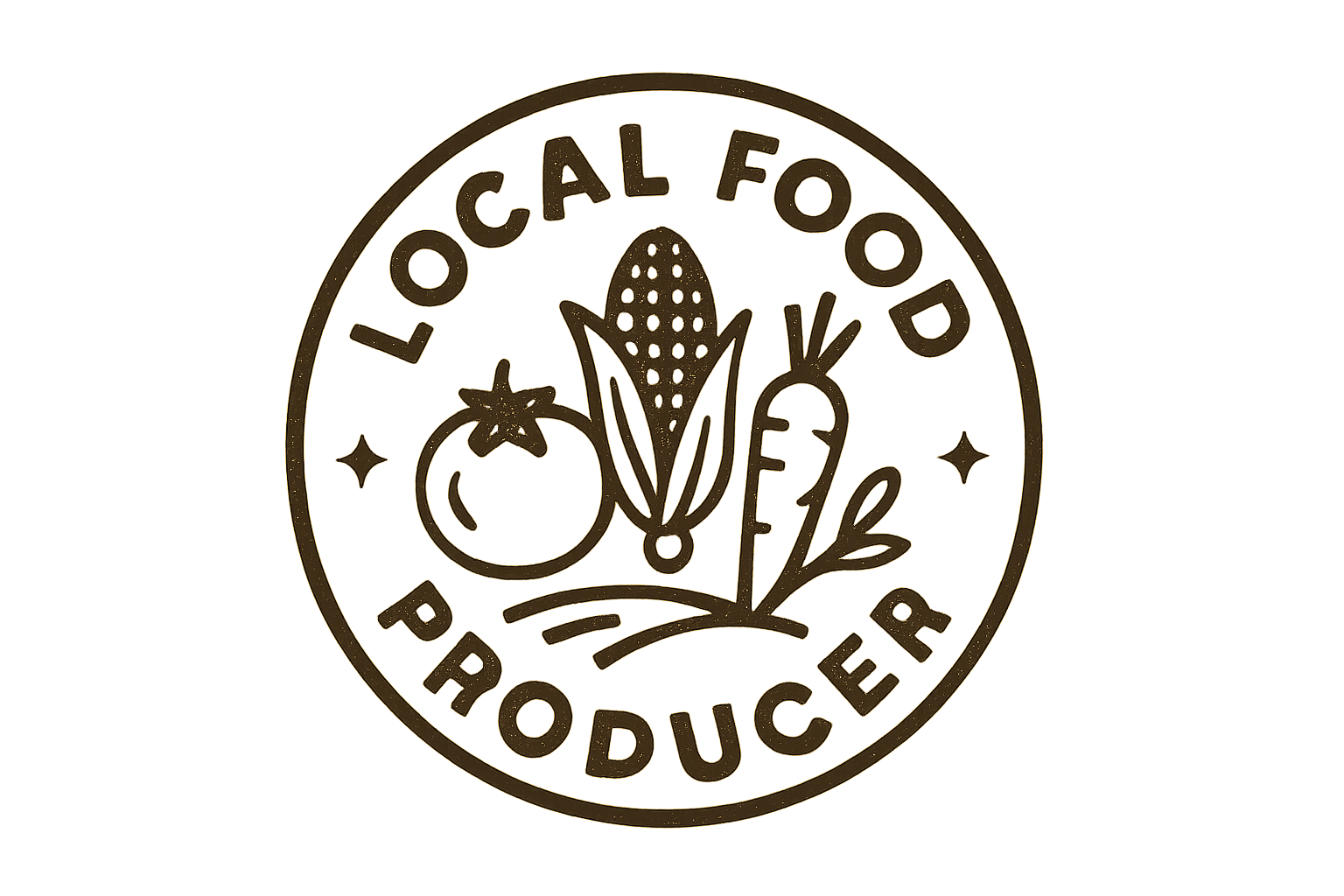 Local food producer logo